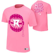 Ryback Rise Above Cancer Pink Authentic T-Shirt