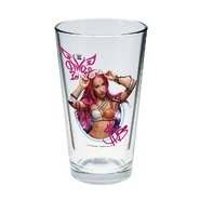 Sasha Banks Toon Tumbler Pint Glass