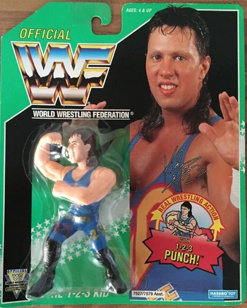 Figurine WWF Hasbro 123 Kid - Série 11 De 1994 - Catch Vintage Collection