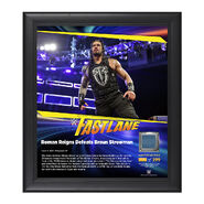 Roman Reigns FastLane 2017 15 x 17 Framed Plaque w Ring Canvas