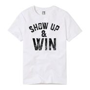 Roman Reigns "Show Up & Win" White T-Shirt