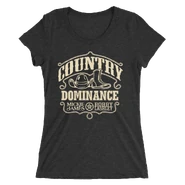 Bobby Lashley & Mickie James MMC "Country Dominance" Women's Tri-Blend T-Shirt