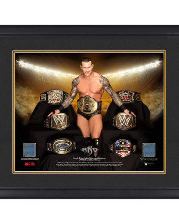 Randy Orton "Grand Slam Champion" 23 27 Framed Plaque w Ring Canvas | Pro Wrestling | Fandom