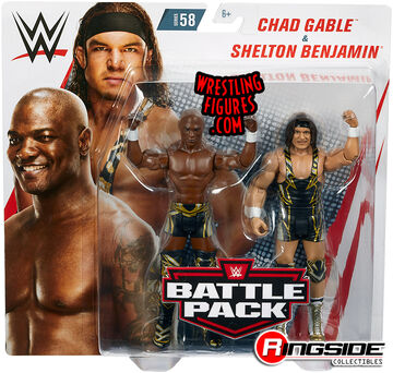WWE Battle Packs 58 Shelton Benjamin Chad Gable Pro Wrestling