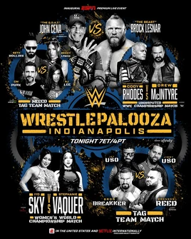 WWE Wrestlepalooza 2025 poster