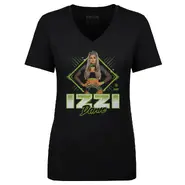 Women's V-Neck T-Shirt Izzi Dame Neon WHT