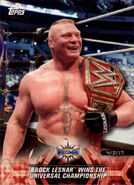 2018 WWE Road to WrestleMania Trading Cards (Topps) Brock Lesnar (No.27)