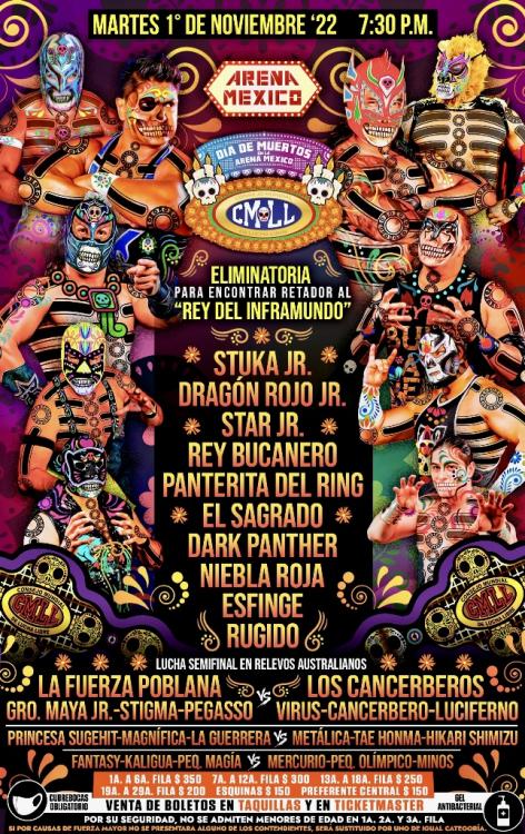 CMLL Martes Arena Mexico (November 1, 2022) | Pro Wrestling | Fandom