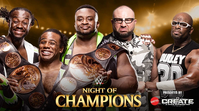 Night of Champions 2015 The New Day v Dudley Boyz | Pro Wrestling
