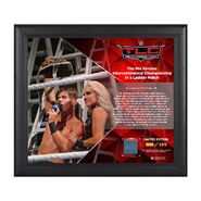 The Miz TLC 2016 15 x 17 Framed Plaque w Ring Canvas