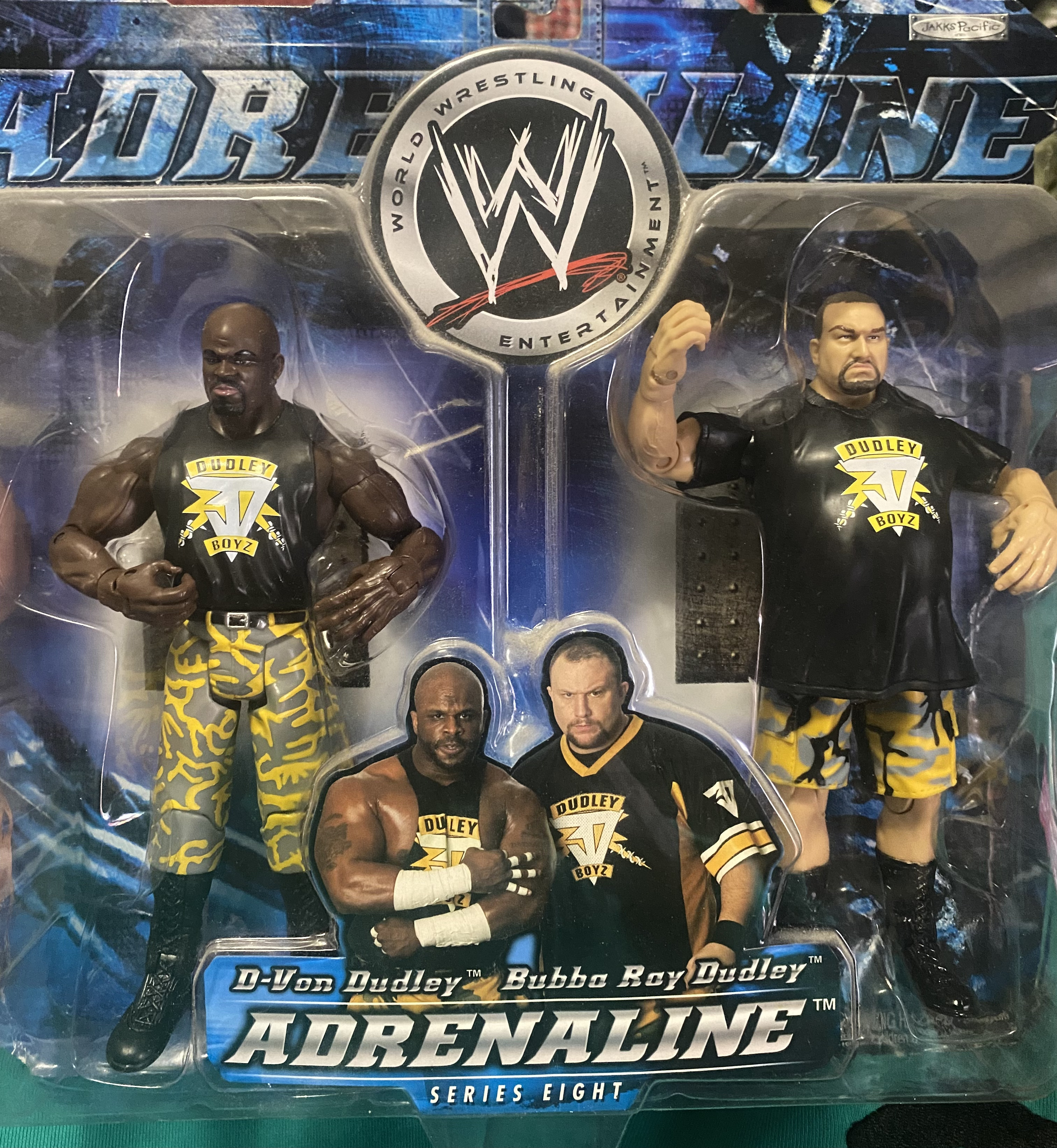 D Von Dudley Bubba Ray Dudley WWE Adrenaline Series 8 Pro