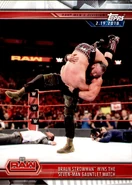2019 WWE Road to WrestleMania Trading Cards (Topps) Braun Strowman (No.27)