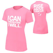 Damien Sandow "Rise Above Cancer" Pink Women's T-Shirt