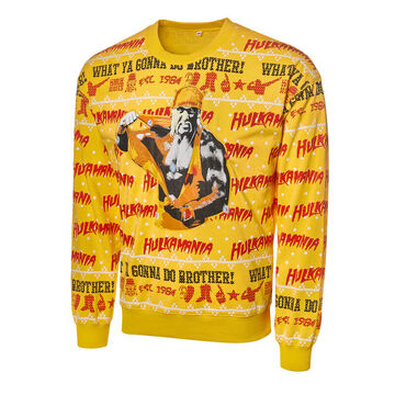 Hulkamania christmas sweater best sale