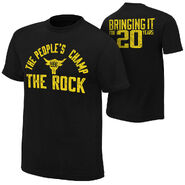 The Rock Bringing It For 20 Years T-Shirt