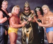 The King's Court Widow Maker, Greg Valentine, Randy Savage (Capt.), & Dino Bravo