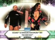 2021 WWE (Topps) Cesaro-Shinsuke Nakamura (No.86)