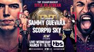 Sammy Guevara (c) vs. Scorpio Sky for the AEW TNT Championship