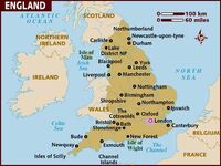 Map of england