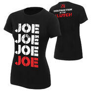 Samoa Joe Destruction in the Clutch Women's Authentic T-Shirt