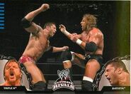 2008 WWE Ultimate Rivals (Topps) Triple H vs. Batista (No.45)