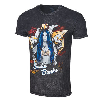 T shirt sasha banks hot sale