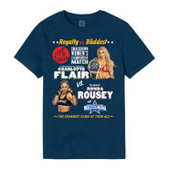 WrestleMania 38 Charlotte Flair vs Ronda Rousey Match T-Shirt