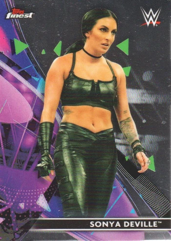 2021 WWE Finest (Topps) Sonya Deville (No.72) Pro Wrestling Fandom