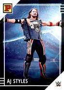 2022 WWE (Panini) AJ Styles (No.2)
