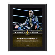 Aleister Black NXT TakeOver Orlando 10 x 13 Commemorative Photo Plaque
