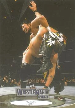 2003 WWE WrestleMania XIX (Fleer) Tajiri 56