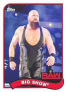 2018 WWE Heritage Wrestling Cards (Topps) Big Show (No.13)