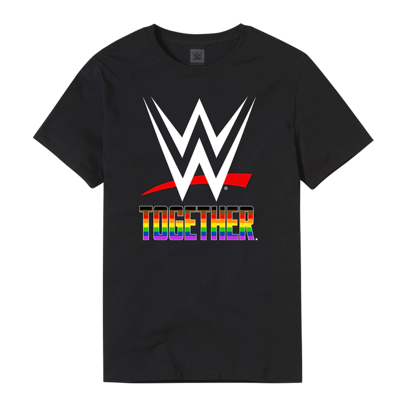 WWE "Together" Pride TShirt Pro Wrestling Fandom