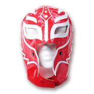 Rey Mysterio Red & White Half Mask