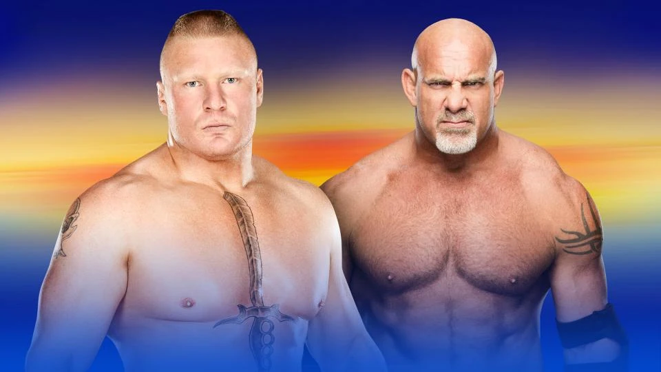 WrestleMania 33 Goldberg v Brock Lesnar Pro Wrestling Fandom