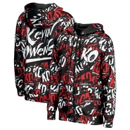 Men's ProSphere Black Kevin Owens Fight Owens Fight Full-Zip Hoodie