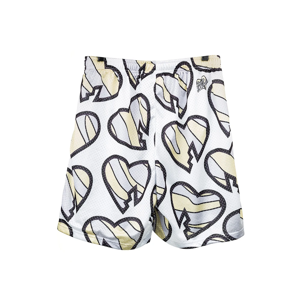 Shawn Michaels Gold Hearts Chalk Line Shorts Pro Wrestling Fandom