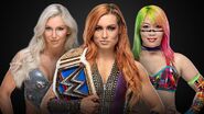 Becky Lynch (c) vs. Charlotte Flair vs. Asuka in a Triple threat Tables, Ladders, and Chairs match for the WWE SmackDown Women's Championship