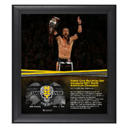 Adam Cole NXT TakeOver: New Orleans 15 x 17 Framed Plaque