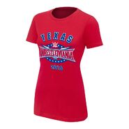 WrestleMania 32 Red Women's Jersey T-Shirt