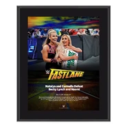Carmella & Natalya FastLane 2018 10 x 13 Photo Plaque