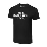 Stone Cold Steve Austin Arrive. Raise Hell. Leave. Retro T-Shirt