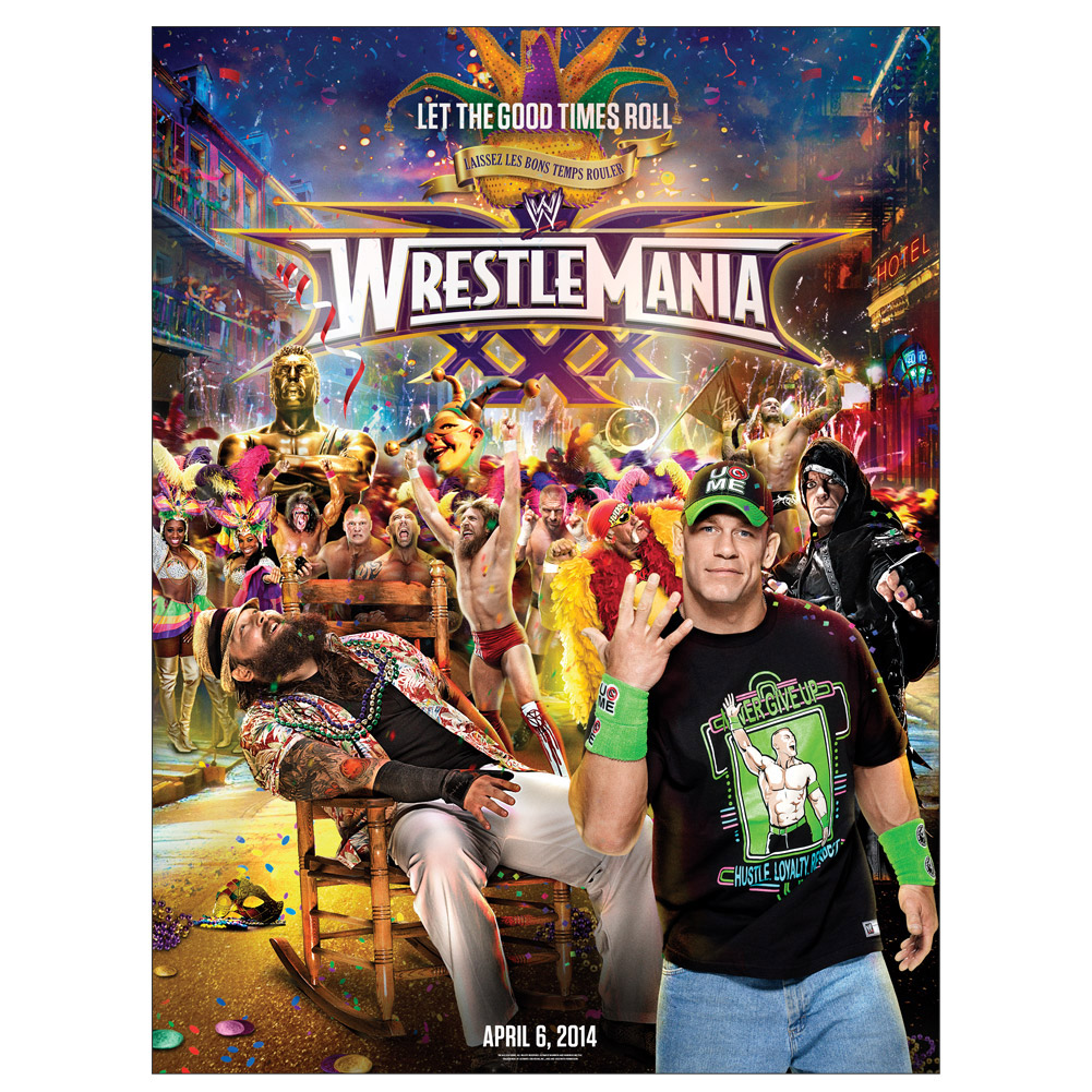 wrestlemania 30 official poster