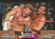 2008 WWE Ultimate Rivals (Topps) Jake Roberts vs. Ted DiBiase (No.82)