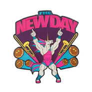 The New Day "Pancake Unicorn" Deluxe Limited Edition Logo Pin