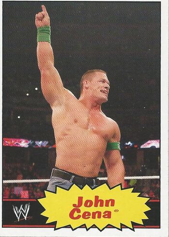 2012 WWE Heritage Trading Cards John Cena 19