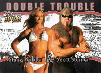 2003 Divine Divas (Fleer) Stacy Keibler & Scott Steiner (No.83) | Pro