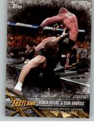 2017 WWE Road to WrestleMania Trading Cards (Topps) Roman Reigns & Dean Ambrose (No.28)