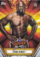 2019 WWE SummerSlam (Topps) Titus O'Neil (No.17)