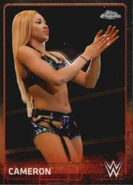 2015 Chrome WWE Wrestling Cards (Topps) Cameron (No.13)